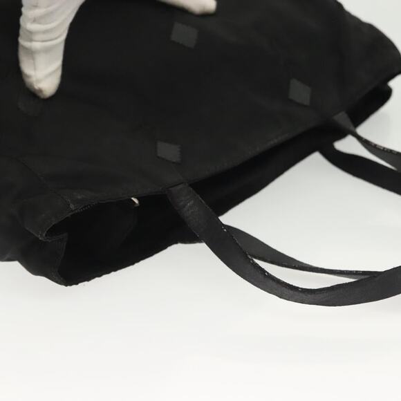 PRADA Hand Bag Nylon Black Silver - Picture 6 of 13